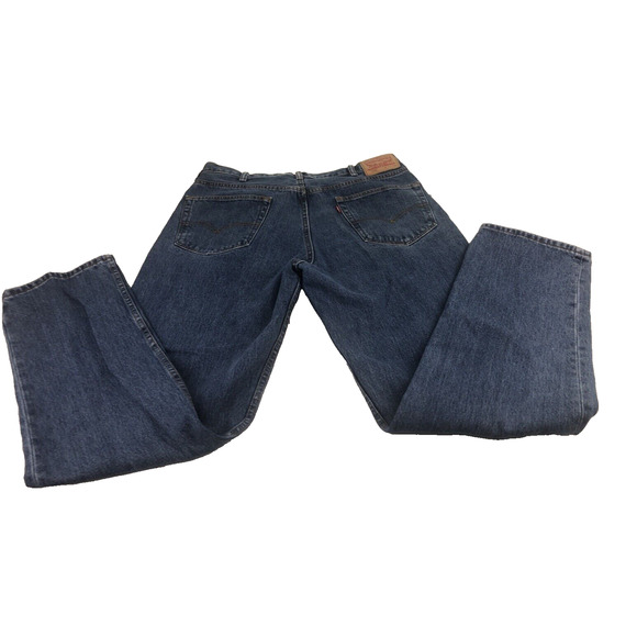 Levi's 550 Men's Jeans 38 x 34 Y2K Regular Fit Straight Leg Blue Denim Stonewash - Picture 2 of 14